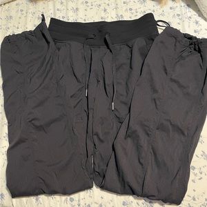 - Lululemon dance studio jogger/pant… tie bottom. Size 4, black. Worn once